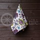 Colourful half-linen kitchen towel "Flowers"